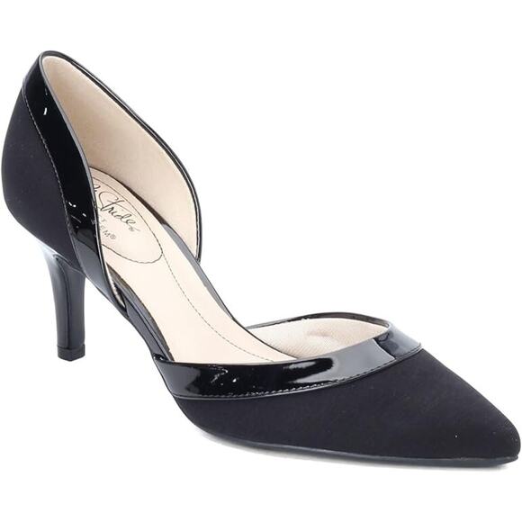 LifeStride Women's Saldana Pumps, Black Microfabric Size 7.5W - Picture 1 of 6